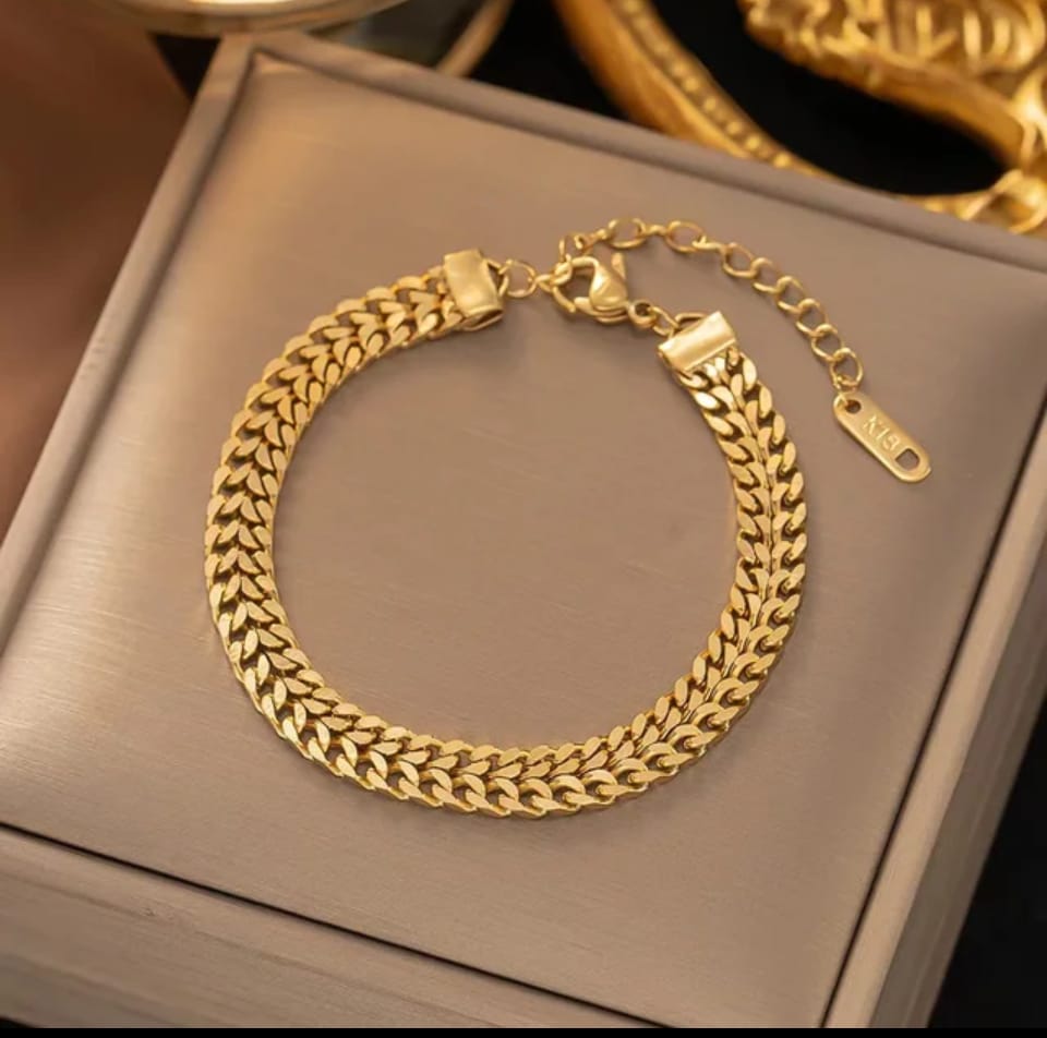 Vlechtschakel Armband