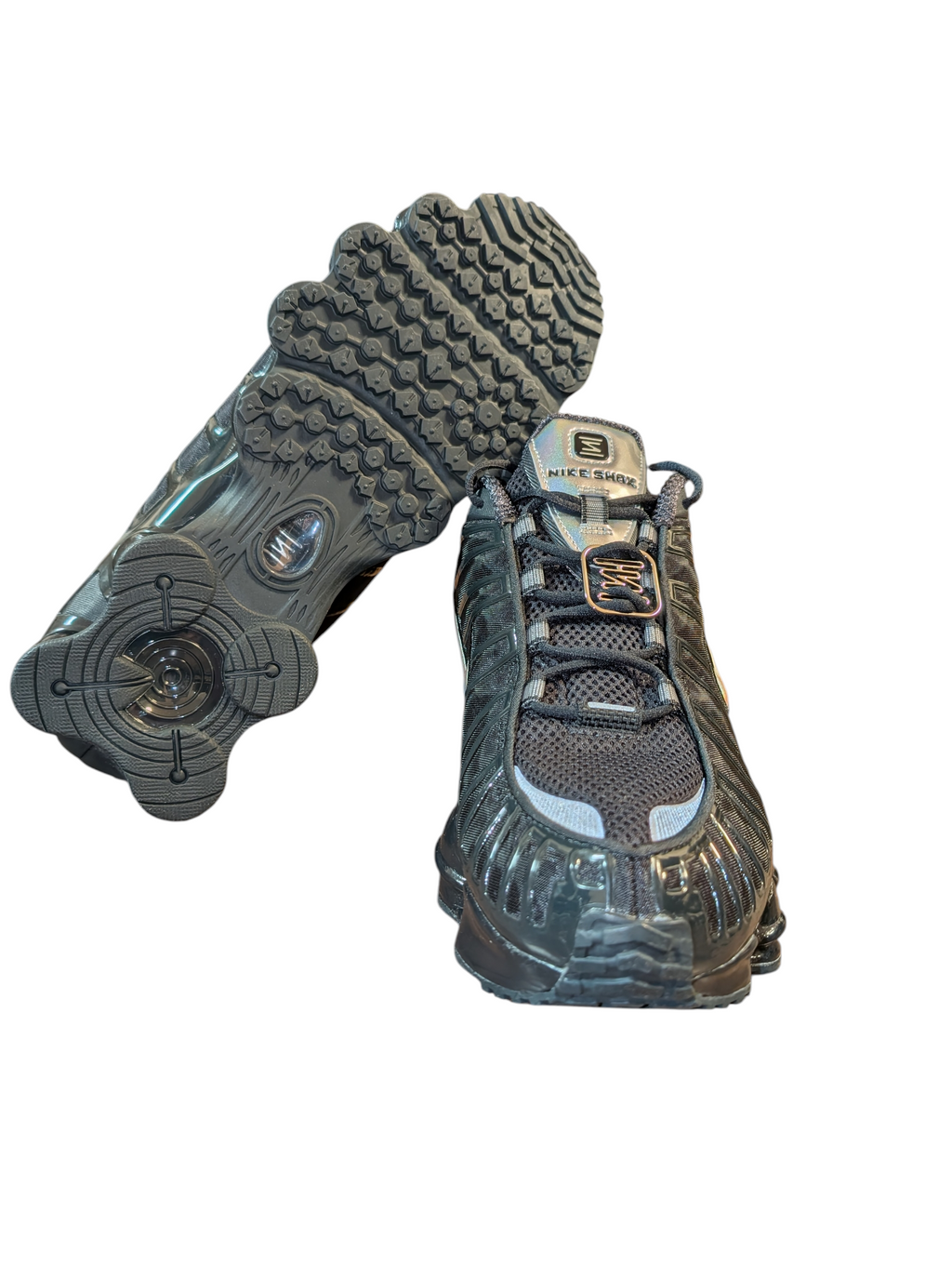 Nike Shox zwart chrome